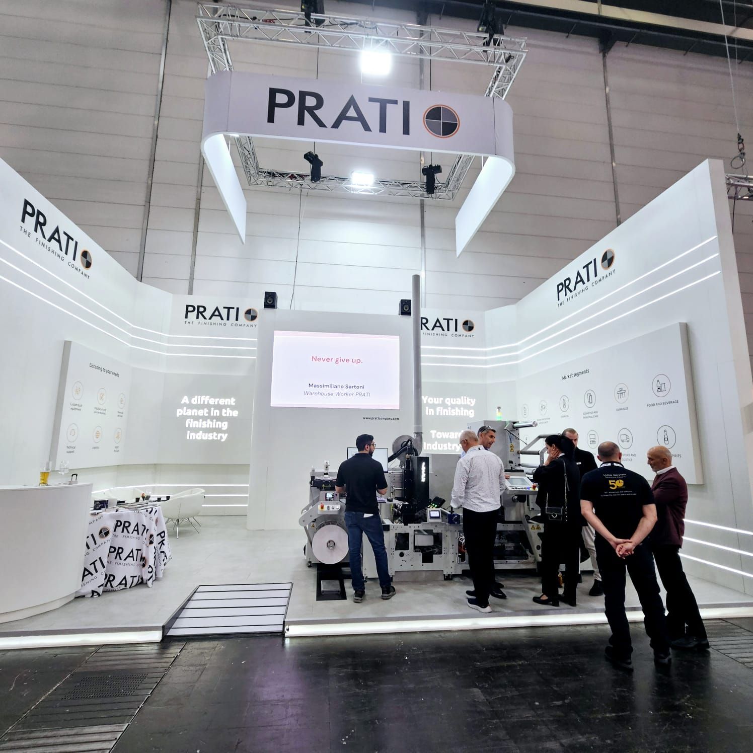 Prati Team Shines Bright at First Day of hashtag#DRUPA!